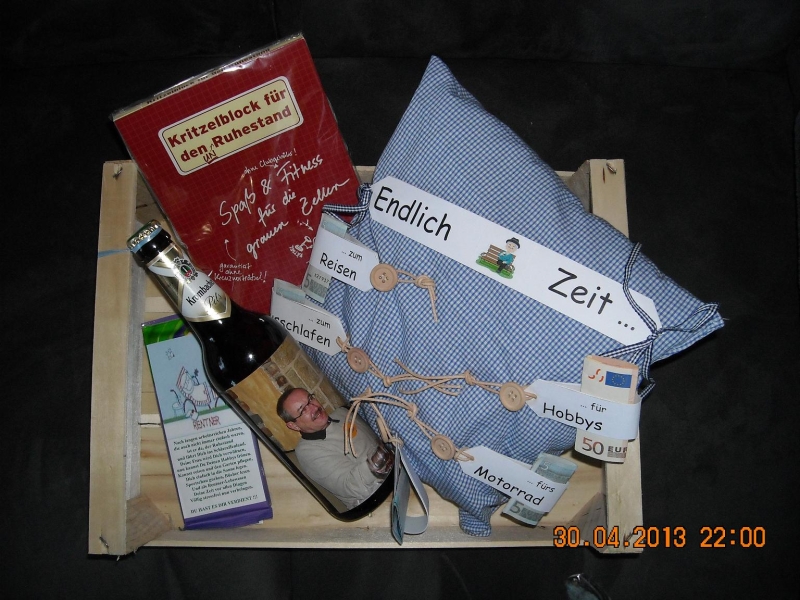 Geldgeschenk Zum Rentenbeginn Bauanleitung Zum Selberbauen 1 2