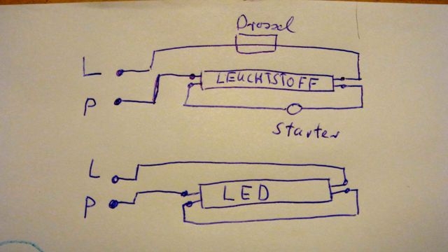 Energiespar Projekt; Austausch einer Leuchtstoff Röhre durch eine LED-Röhre  - Bauanleitung zum Selberbauen -  - Deine Heimwerker Community