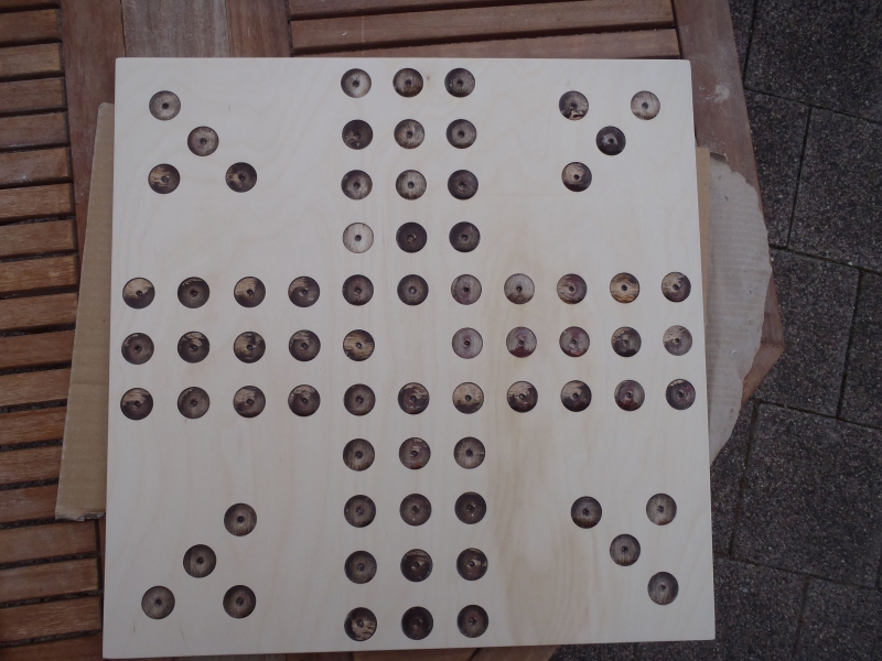 Mensch ärgere dich nicht HOLZ - Bauanleitung zum Selberbauen - 1-2-do