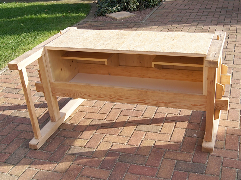 Hobelbank reloaded - Teil 1 Untergestell - Bauanleitung zum Selberbauen