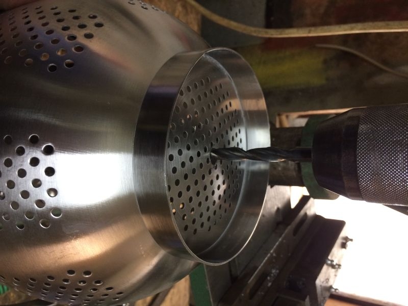 Küchenlampe aus Haushaltssieb - Bauanleitung zum Selberbauen - 1-2-do