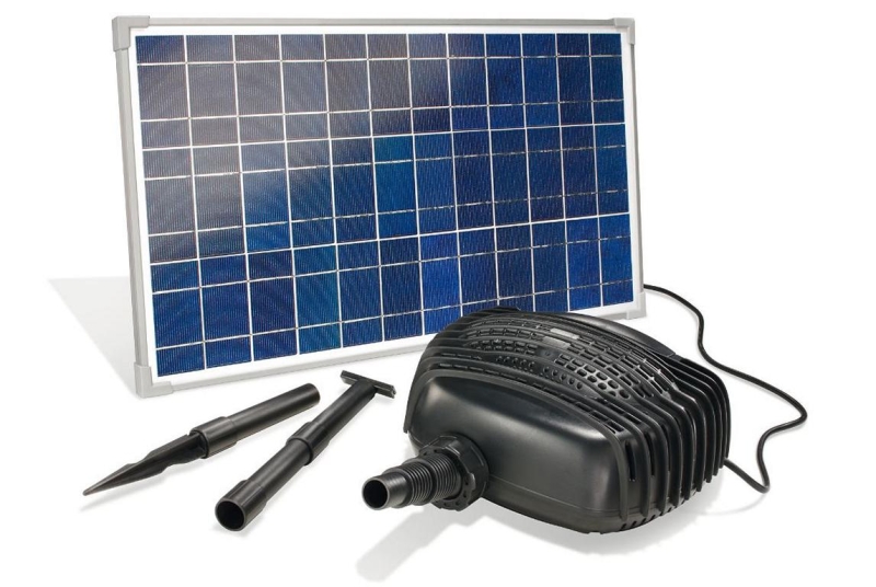 Bachlauf mit Mini Teich betrieben durch eine Solarpumpe Bauanleitung