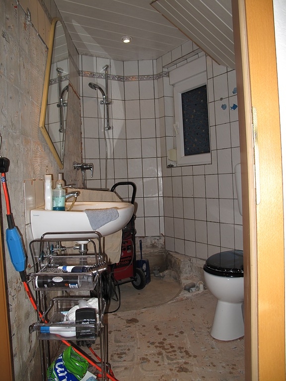 Mini Badezimmer Nach Wasserschaden Neu Aufgebaut Bauanleitung