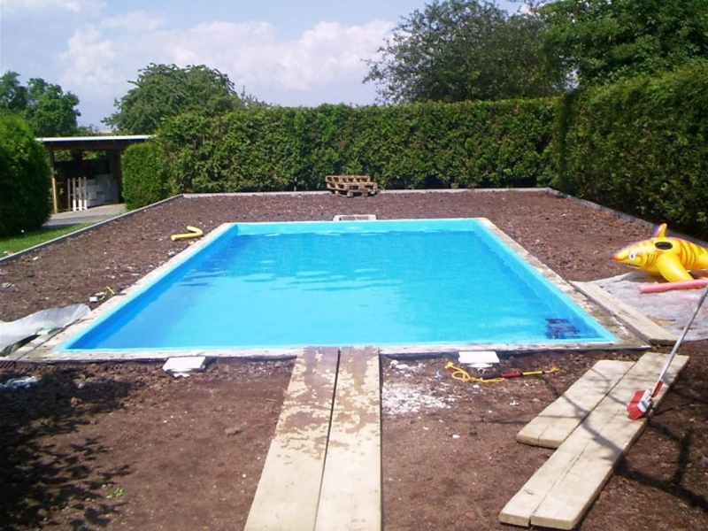 Schwimmbad / Aussenpool selber bauen Bauanleitung zum