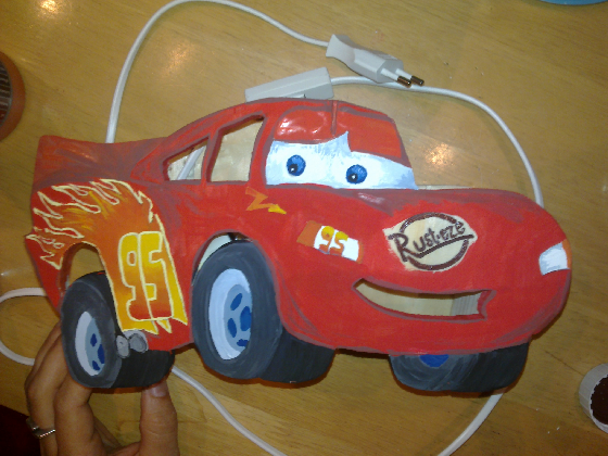 Lightning Mcqueen Nachttischlampe Bauanleitung Zum Selberbauen