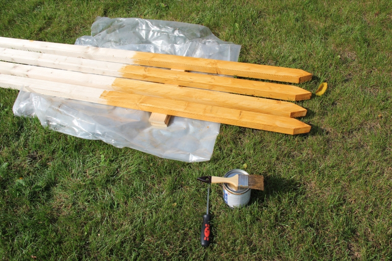 Rankhilfe Pergola für Himbeeren und Brombeeren Bauanleitung zum