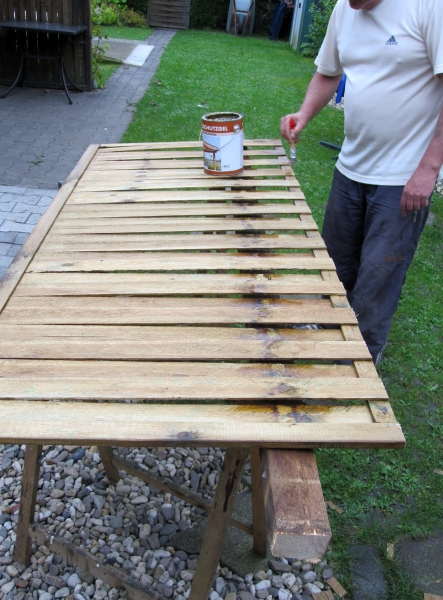 Lamellenzaun als Gartengrenze Bauanleitung zum Selberbauen 12do