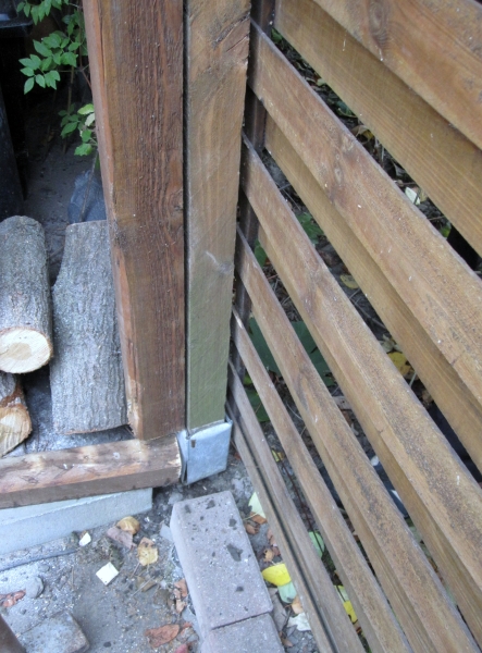 Lamellenzaun als Gartengrenze Bauanleitung zum Selberbauen 12do