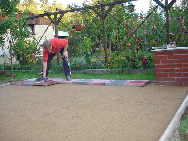 Terrasse im Schachbrett-Muster - Bauanleitung zum Selberbauen - 1-2-do
